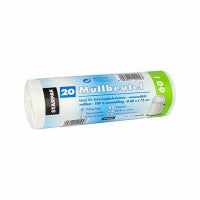 Müllbeutel - 60 L, LDPE, weiß, 20 Stück