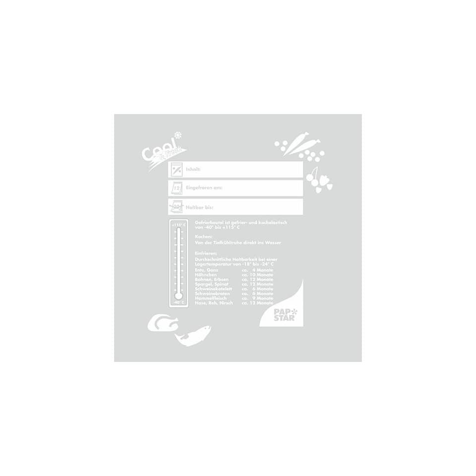 Gefrierbeutel, 1L, 100 Stück, transparent STARPAK 14157 STARPAK 14157 24cmx16cm in Faltschachtel
