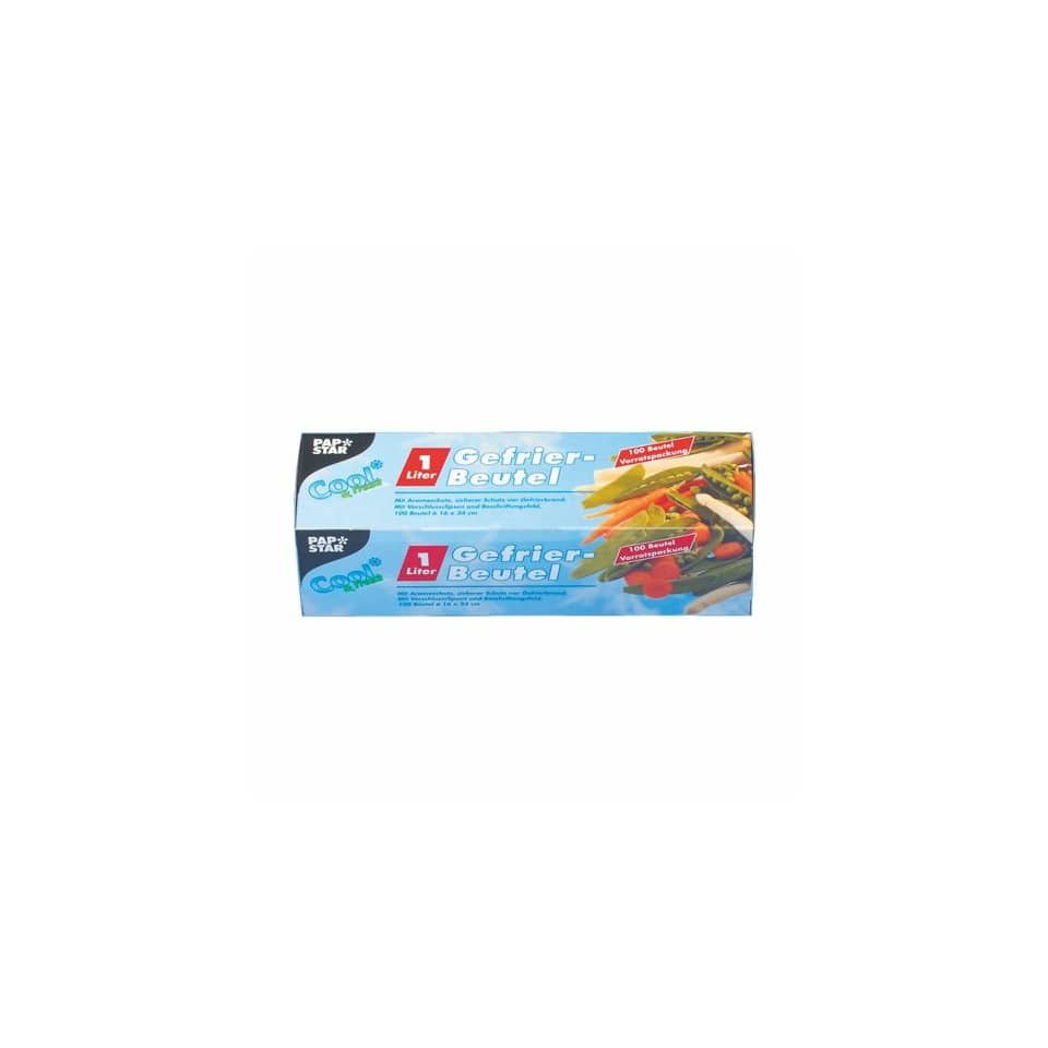 Gefrierbeutel, 1L, 100 Stück, transparent STARPAK 14157 STARPAK 14157 24cmx16cm in Faltschachtel