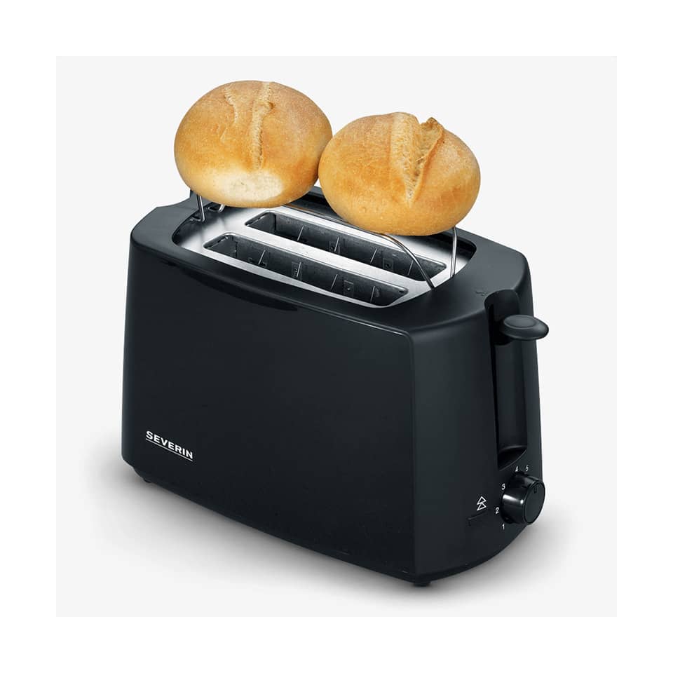 Automatik-Toaster 2-Scheiben schwarz SEVERIN AT 2287
