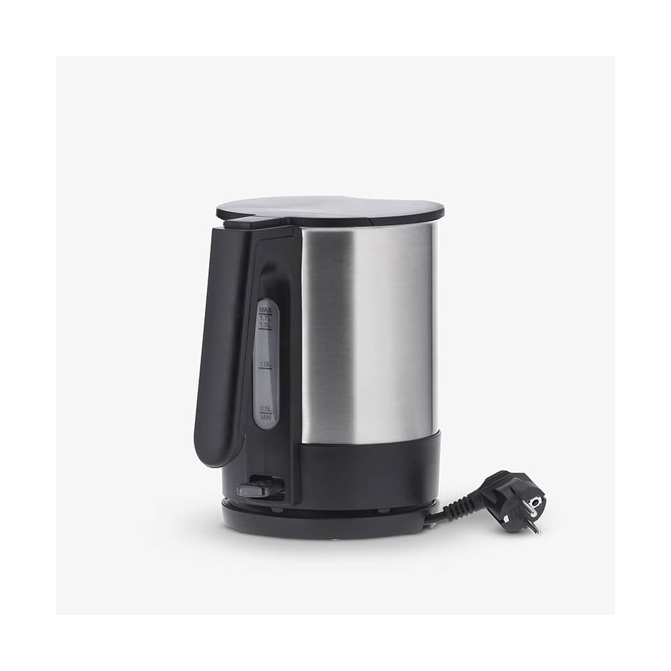 Wasserkocher 1,7L 2200 W Edelstahl gebürstet/schwarz SEVERIN WK 3409 SEVERIN WK 3409 Edelstahl