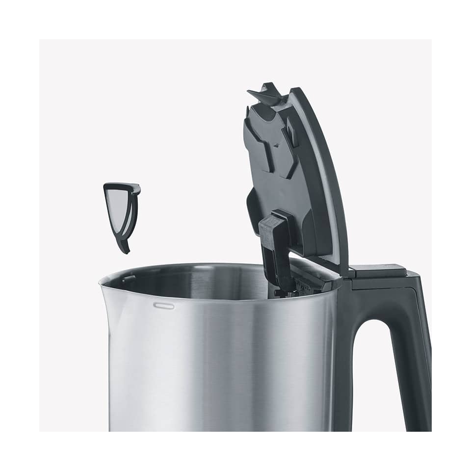 Wasserkocher 1,7L 2200 W Edelstahl gebürstet/schwarz SEVERIN WK 3409 SEVERIN WK 3409 Edelstahl