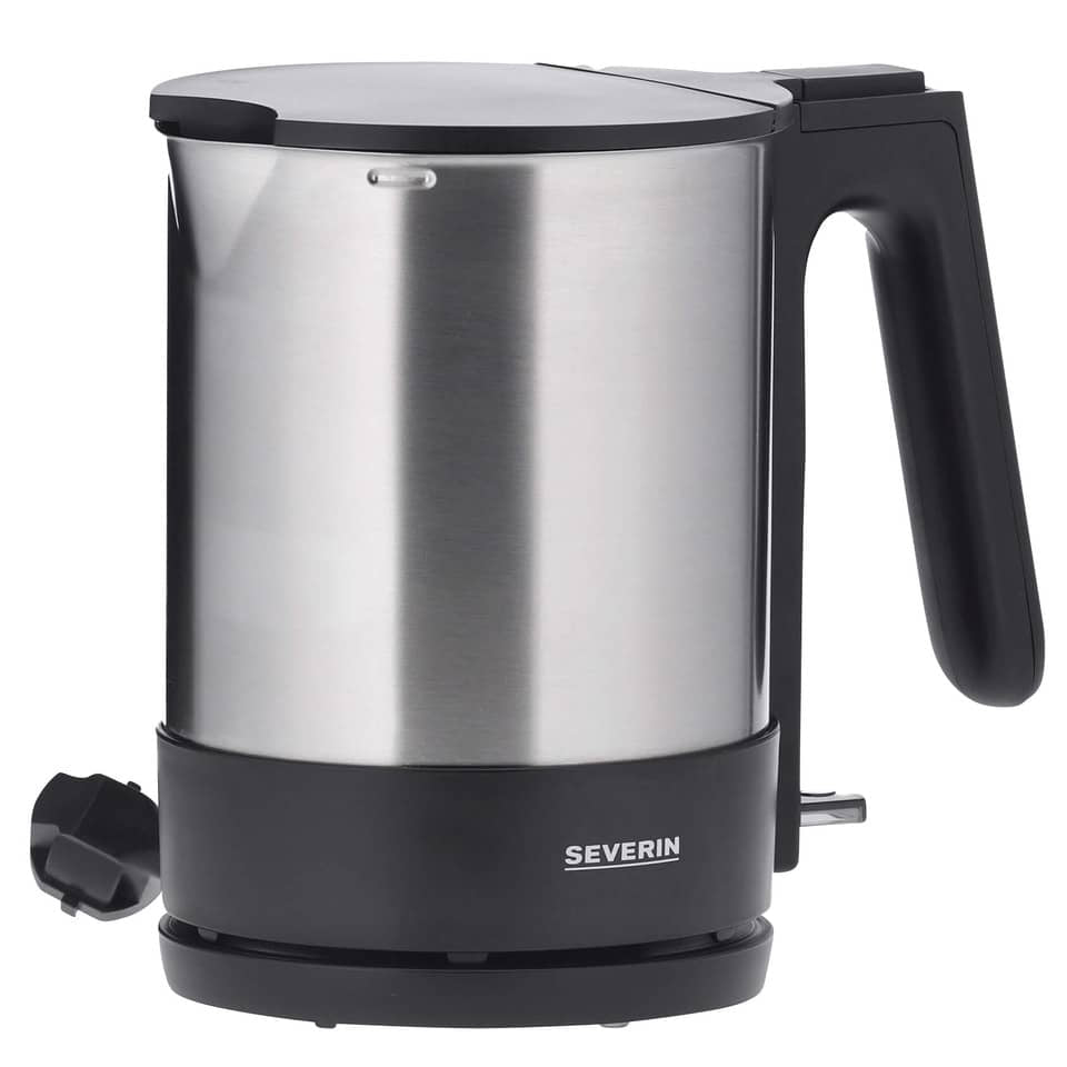 Wasserkocher 1,7L 2200 W Edelstahl gebürstet/schwarz SEVERIN WK 3409 SEVERIN WK 3409 Edelstahl