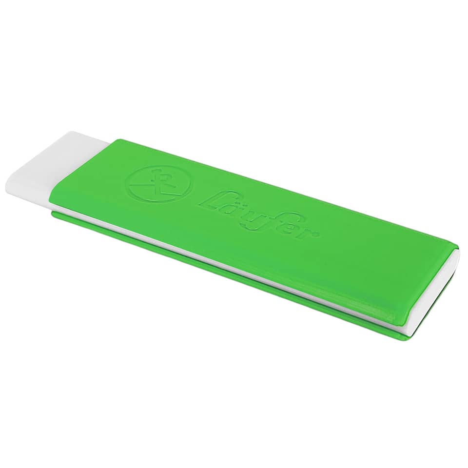 Radiergummi Pocket 2, grün LÄUFER 69263