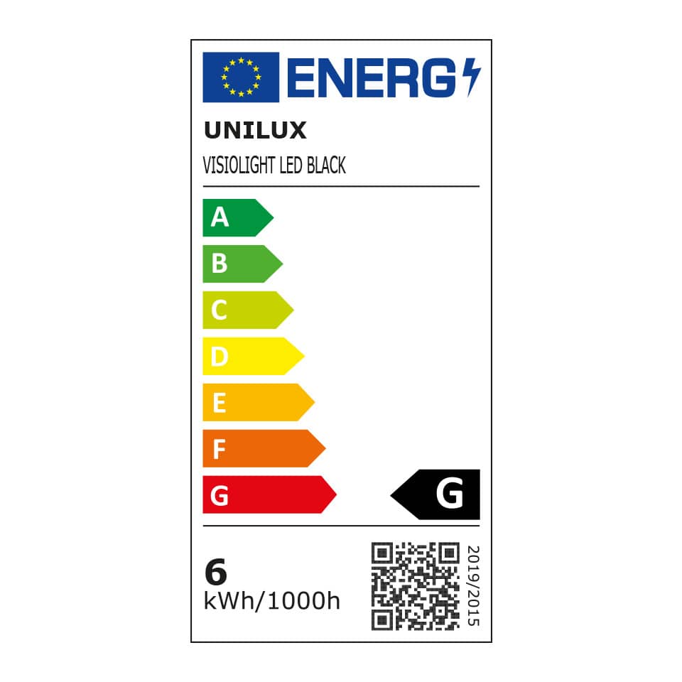 Videokonferenz- und Schreibtischleuchte VISIOLIGHT LED schwarz schwenkbar UNILUX 400153723 UNILUX 400153723 Visiolight