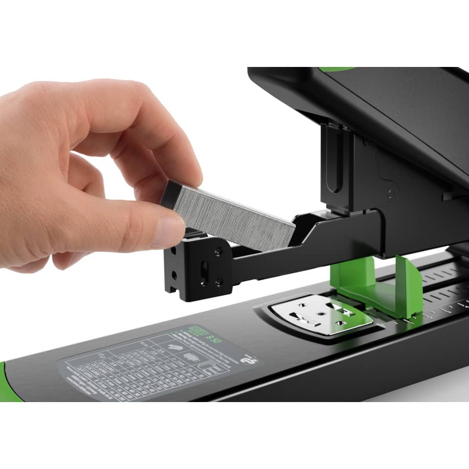 Blockheftgerät B 50 re+new, 140 Blatt, Einlegetiefe 75 mm, schwarz NOVUS 023-0065 NOVUS 023-0065 60-B50RENEW