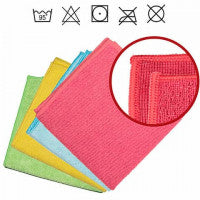 Mikrofasertücher Rainbow Pro - 40 x 40 cm, 5 Stück, blau