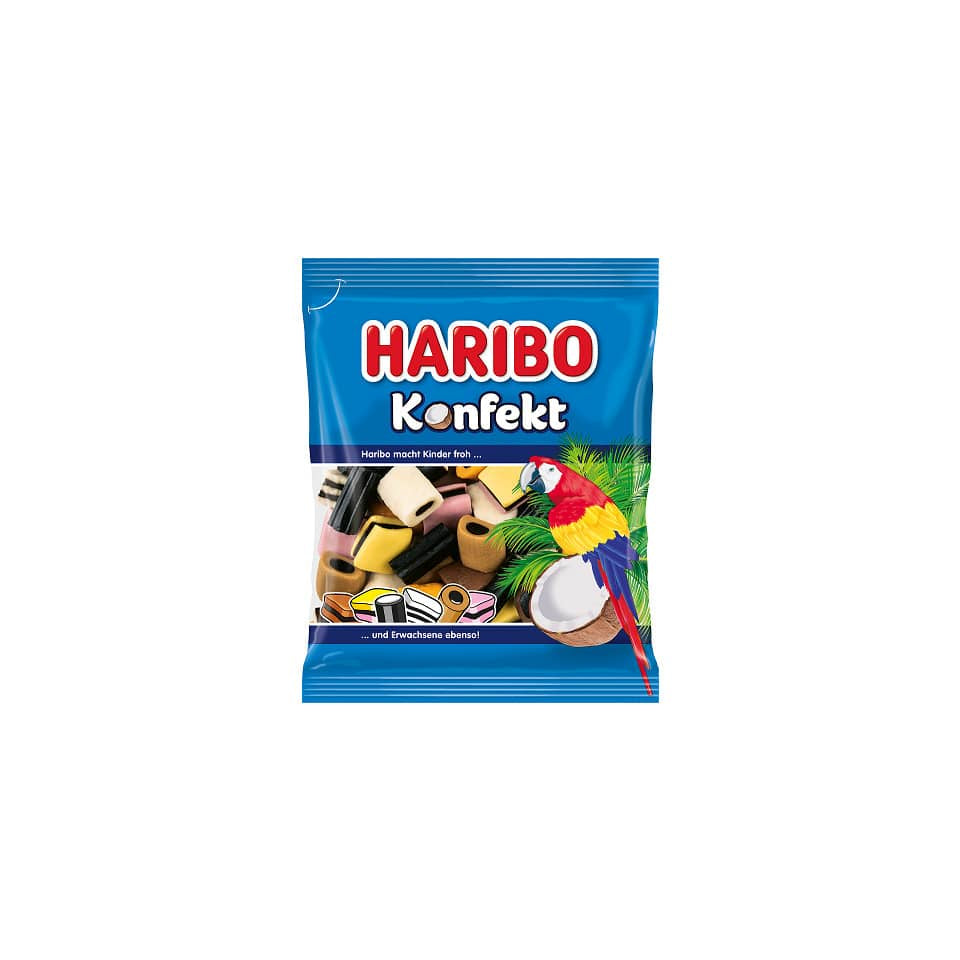 Fruchtgummi Lakritz-Konfekt, 175g HARIBO 952931
