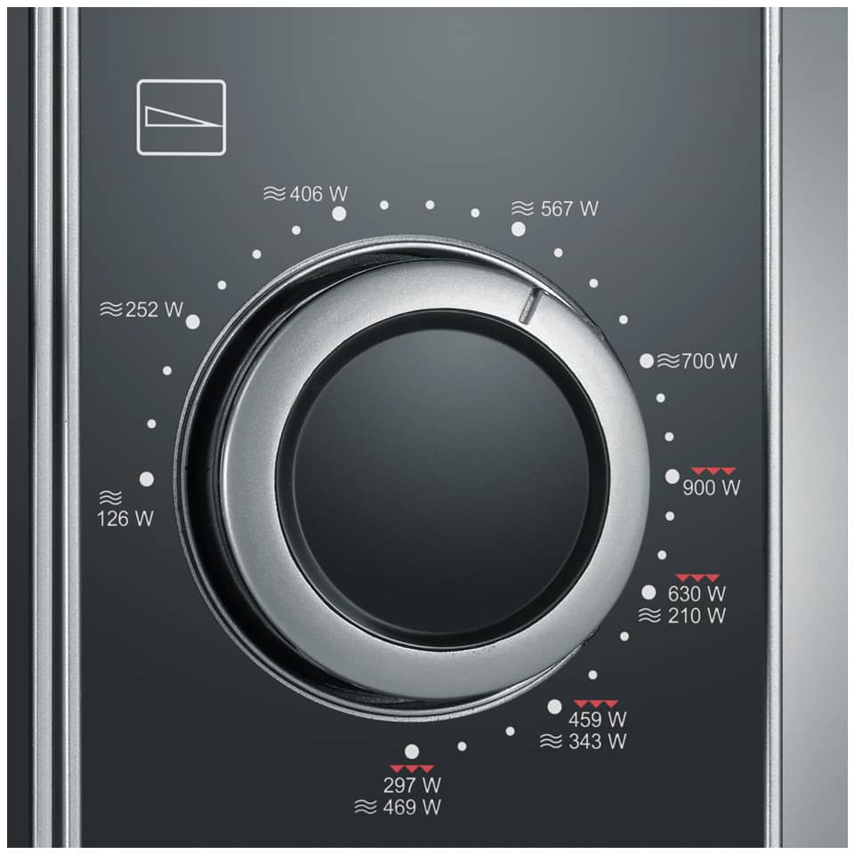Kombi-Mikrowelle Drehregler 20 L 700 Watt silber/schwarz SEVERIN MW 7771 SEVERIN MW 7771 digital