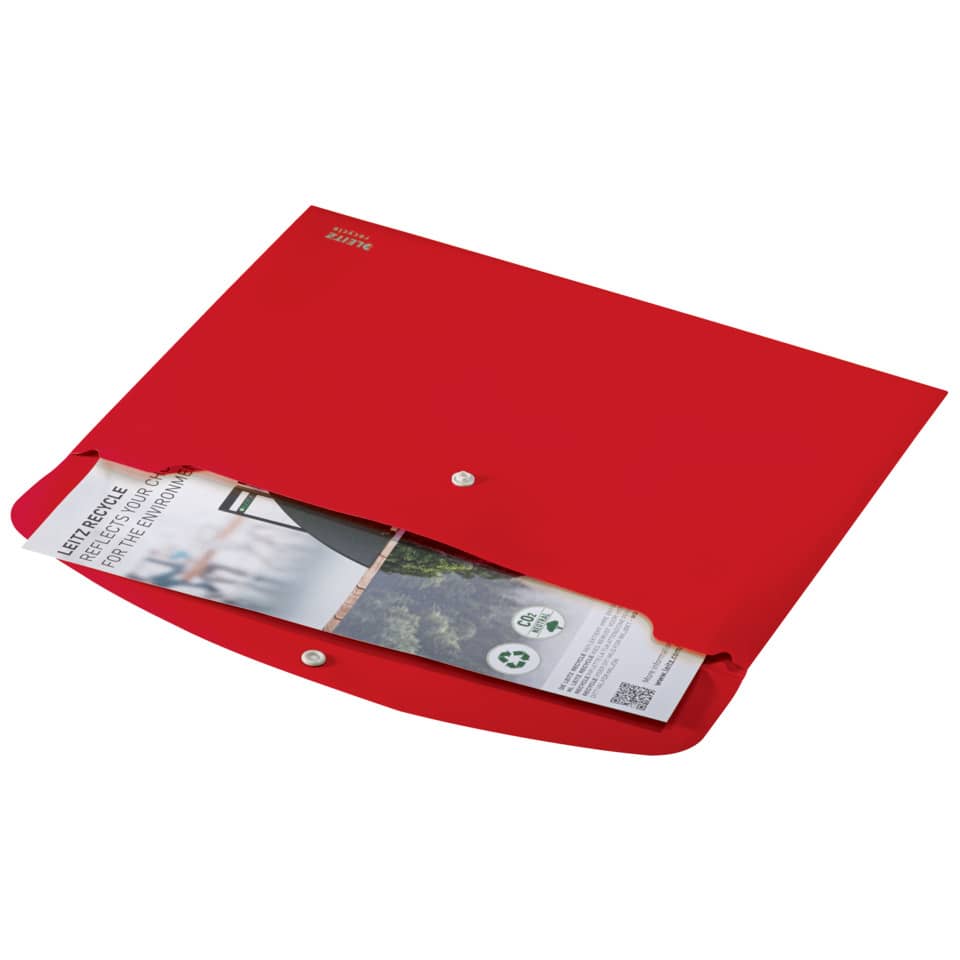 Sammelmappe Recycle, A4, PP, rot LEITZ 4678-00-25