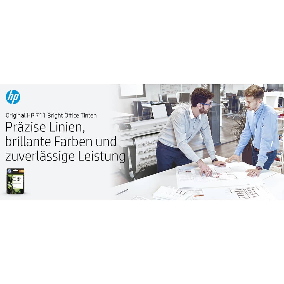 Inkjetpatrone Nr. 711 schwarz   80ml HP CZ133A HP CZ133A 80ml
