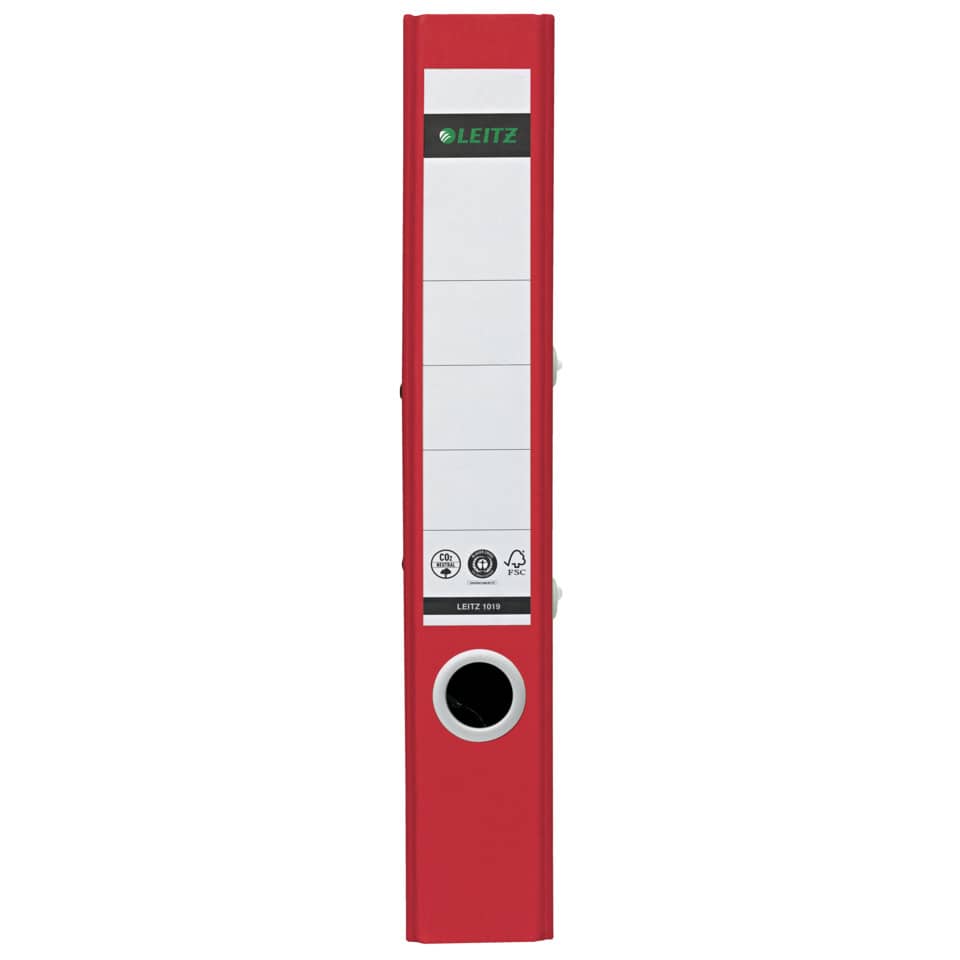 Qualitäts-Ordner Recycle 180°, A4, 50mm, rot LEITZ 1019-00-25