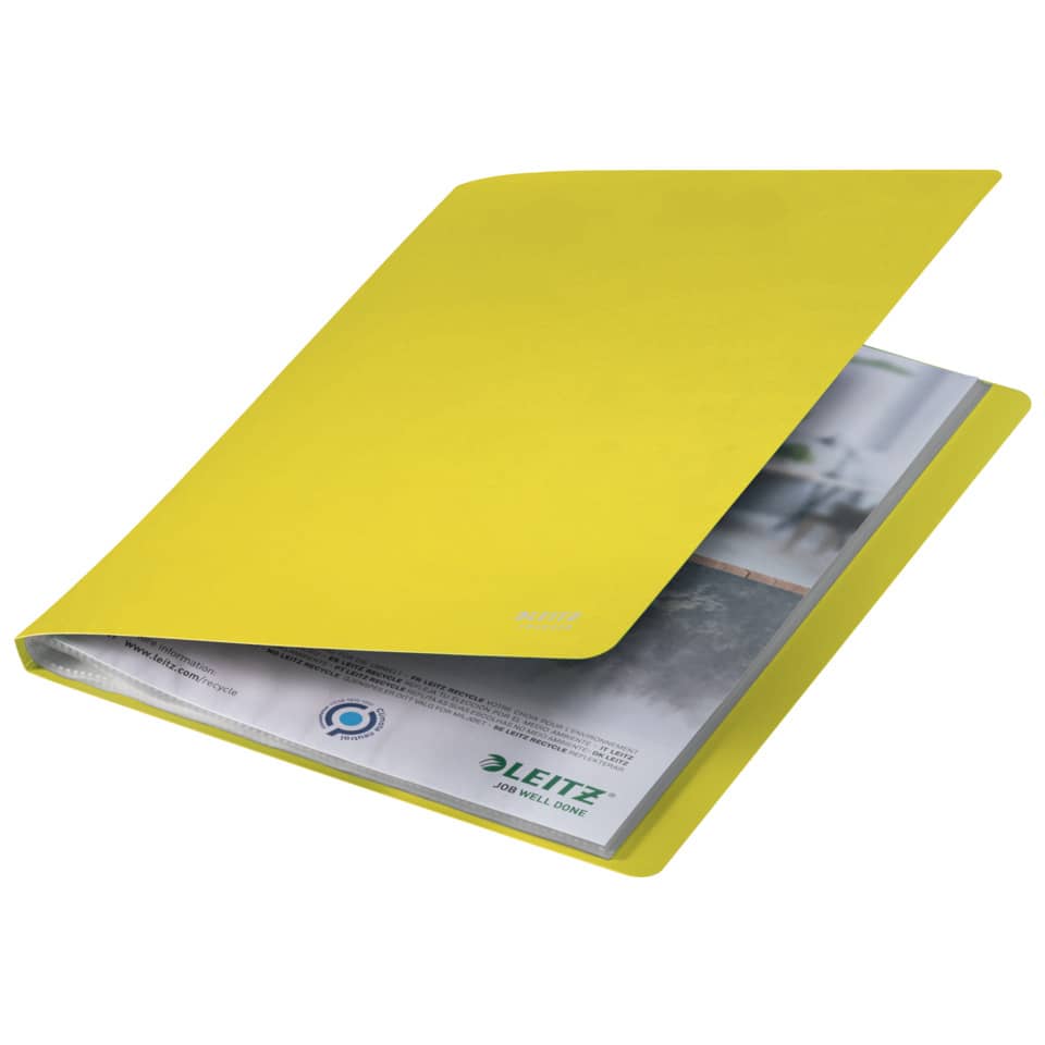 Sichtbuch Recycle, A4, PP, 40 Hüllen, gelb LEITZ 4677-00-15 LEITZ 4677-00-15 40 Hüllen