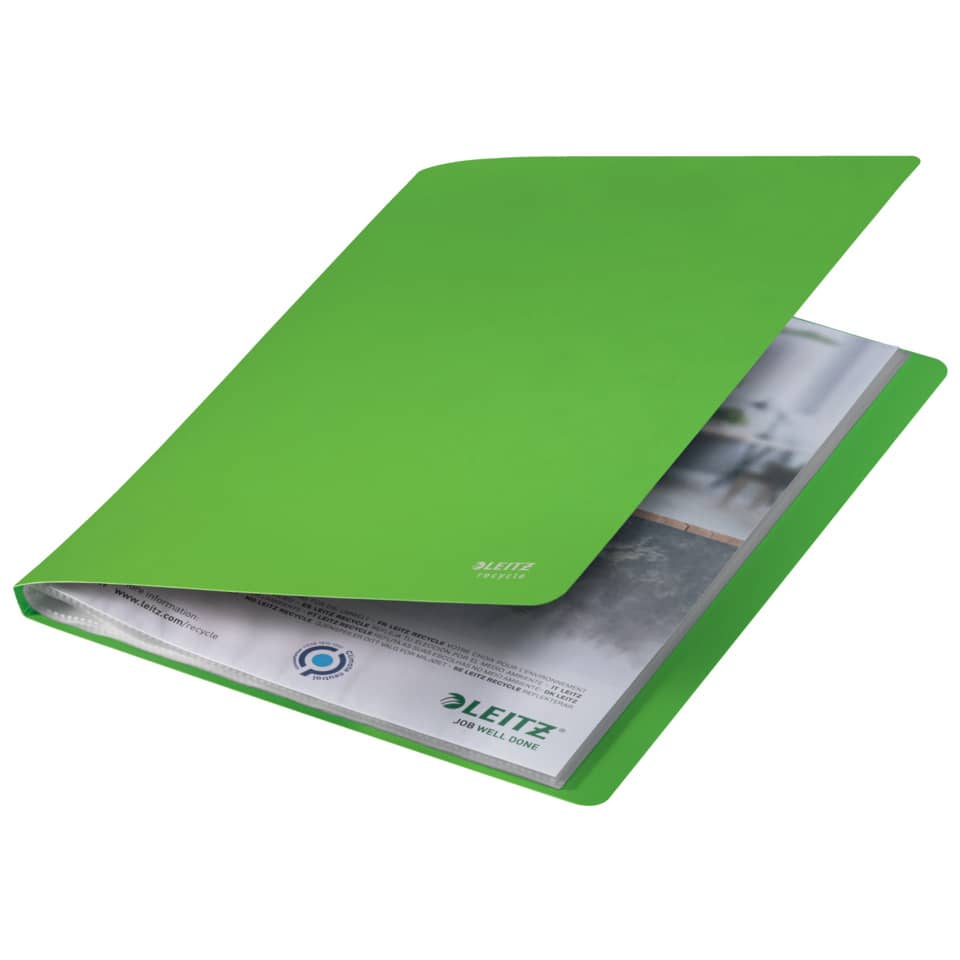 Sichtbuch Recycle, A4, PP, 40 Hüllen, grün LEITZ 4677-00-55 LEITZ 4677-00-55 40 Hüllen