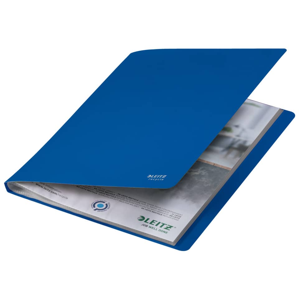 Sichtbuch Recycle, A4, PP, 40 Hüllen, blau LEITZ 4677-00-35 LEITZ 4677-00-35 40 Hüllen