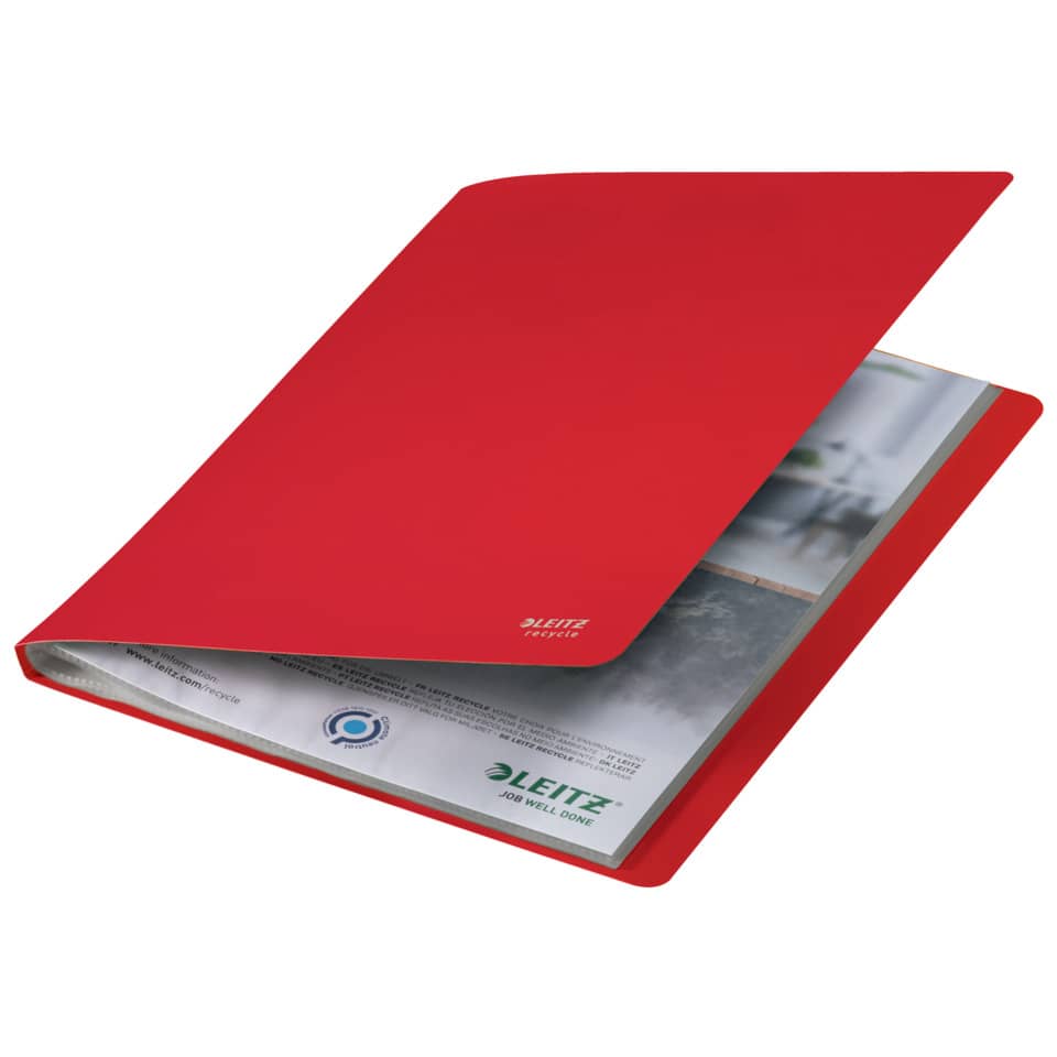 Sichtbuch Recycle, A4, PP, 40 Hüllen, rot LEITZ 4677-00-25 LEITZ 4677-00-25 40 Hüllen