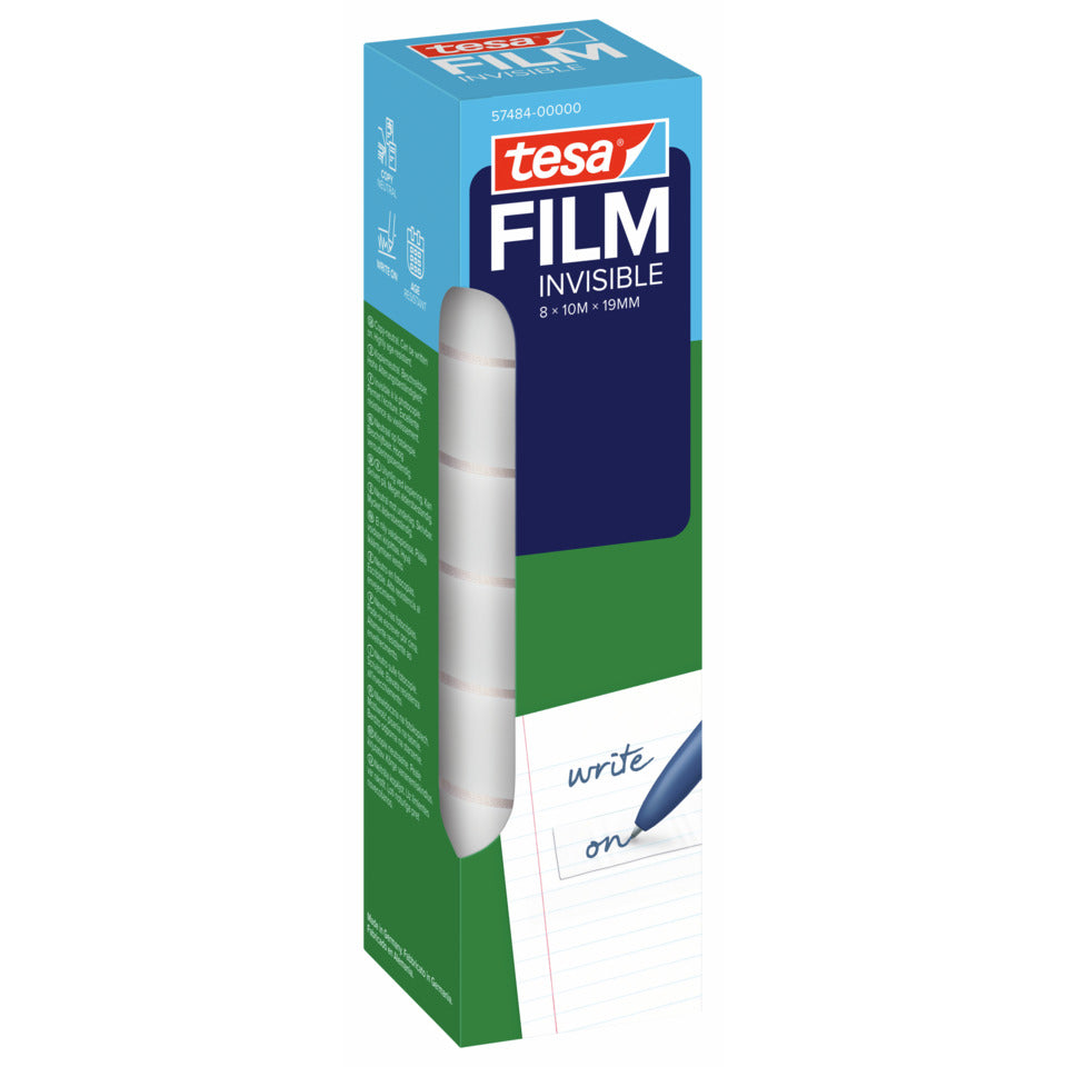 Klebefilm tesafilm® invisible, 19mmx10m, 8 Rollen, transparent TESA 57484-00000-00 TESA 57484-00000-00 19mm x10m