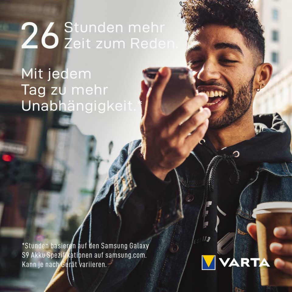 Ladestation Powerbank 5.000 mAh weiß VARTA 57975 101 111