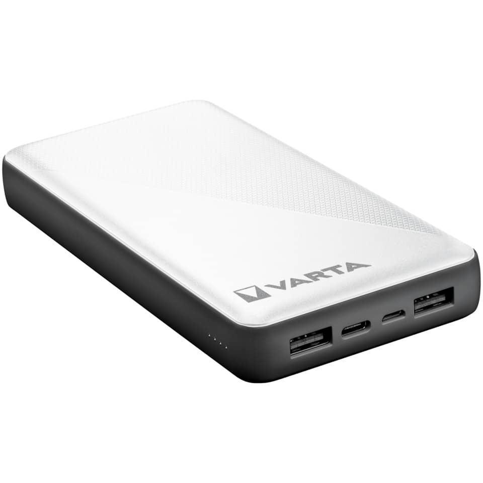 Ladestation Powerbank 20.000 mAh weiß VARTA 57978 101 111