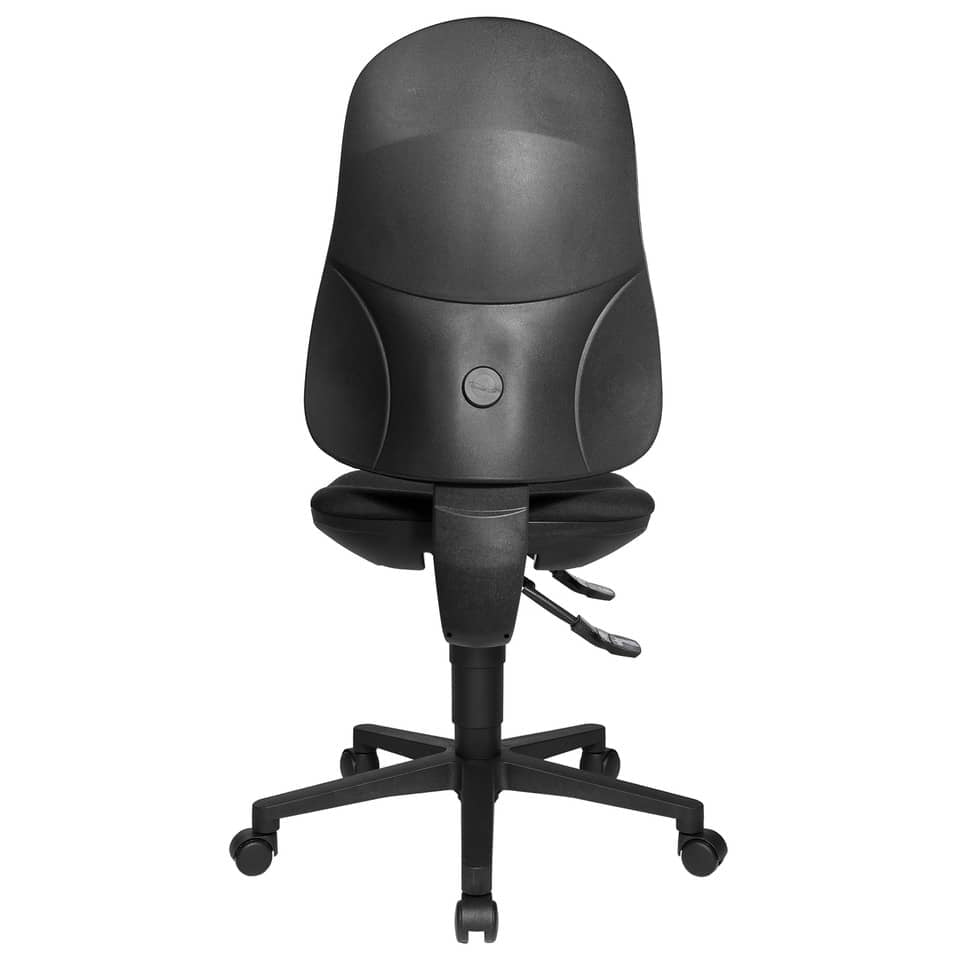 Drehstuhl Support SY ohne Armlehnen, mit Hartbodenrollen, schwarz TOPSTAR 8550G20H TOPSTAR 8550G20H weiche Rollen