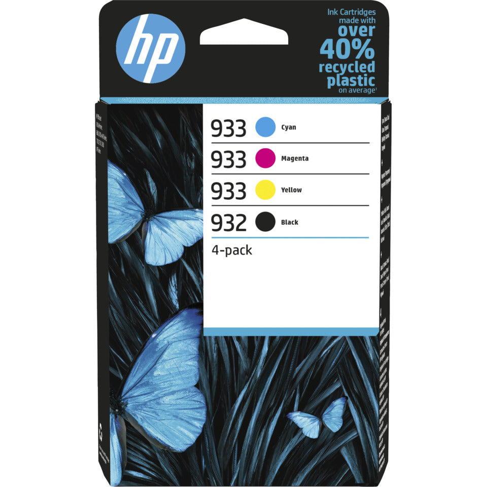 Rainbow Kit Nr.932/933 schwarz, cyan, magenta, yellow HP 6ZC71AE