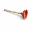 Ausgußreiniger mit Holzstiel, Ø11cm, rotbraun NÖLLE 243058711 NÖLLE 243058711 m.Holzstiel