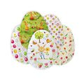 Osterteller Eiform, Pappe, 28x18cm, sortiert ZISCHKA 4393-0099 ZISCHKA 4393-0099 28x18cm Eiform