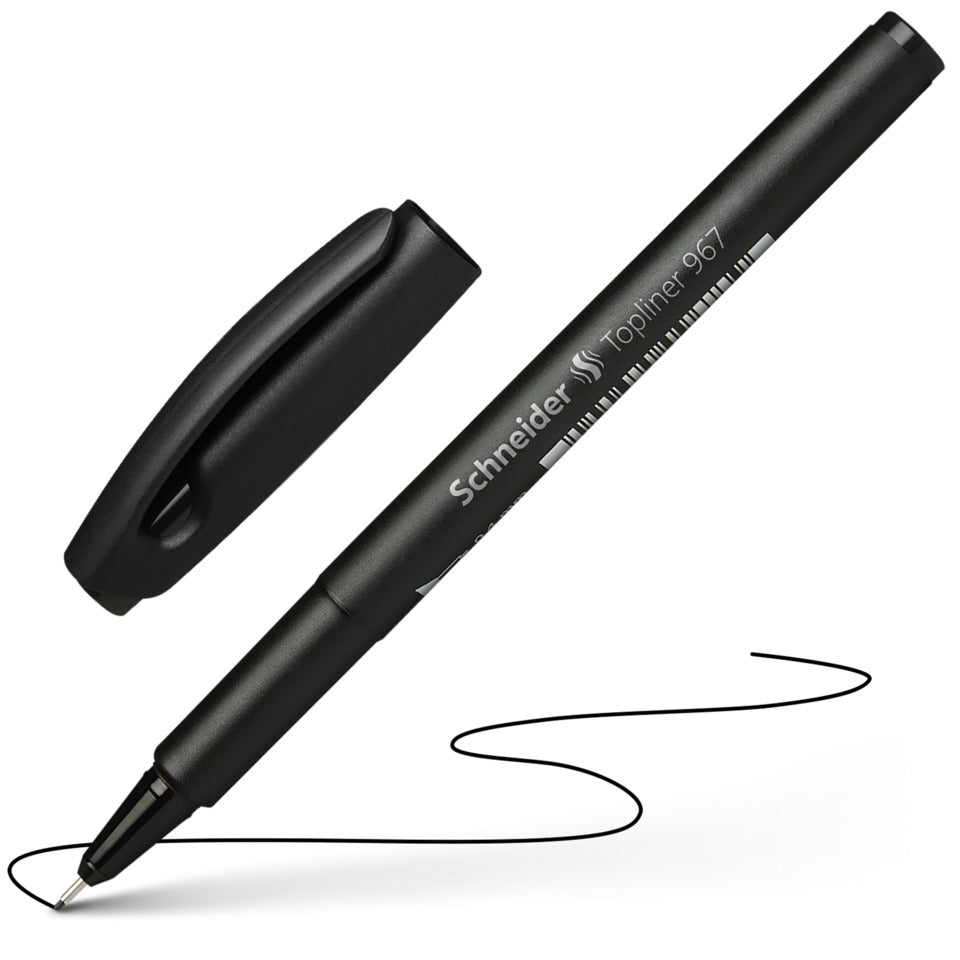 Fineliner Topliner 967, 0,4 mm, schwarz SCHNEIDER SN9671 SCHNEIDER SN9671 0,4mm