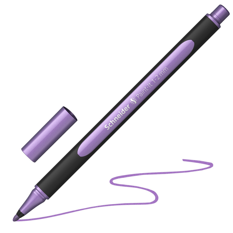 Metallicliner Paint-It 020, 1-2 mm, frosted violet metallic SCHNEIDER ML02001140
