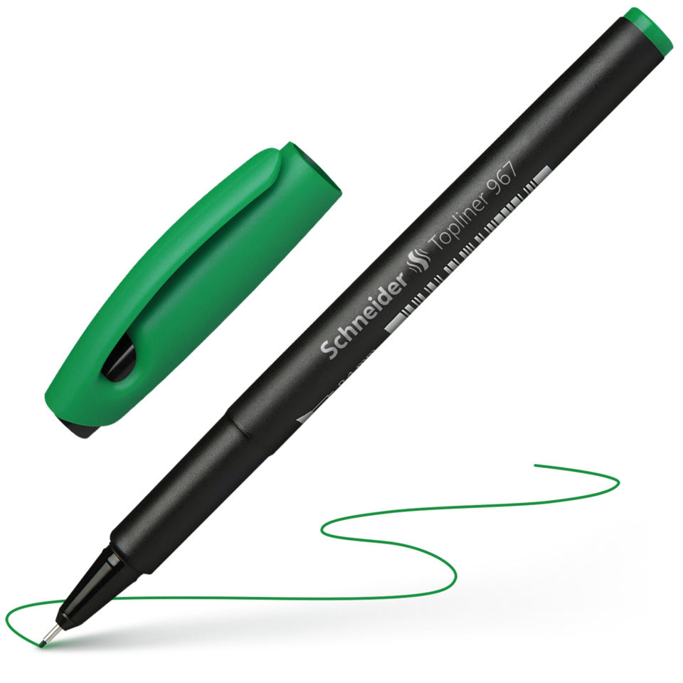 Fineliner Topliner 967, 0,4 mm, grün SCHNEIDER SN9674 SCHNEIDER SN9674 0,4mm