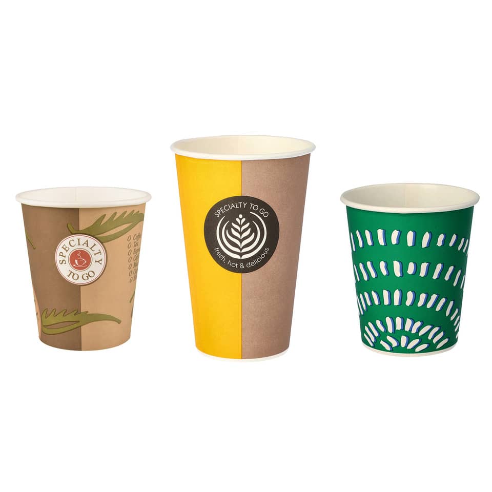 Trinkbecher Pappe "To Go", 0,2l, Ø8cm, 50 Stück STARPAK 14808