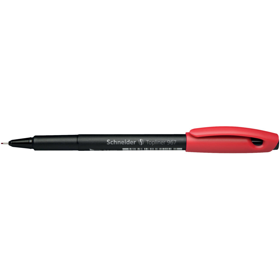Fineliner Topliner 967, 0,4 mm, rot SCHNEIDER SN9672 SCHNEIDER SN9672 0,4mm