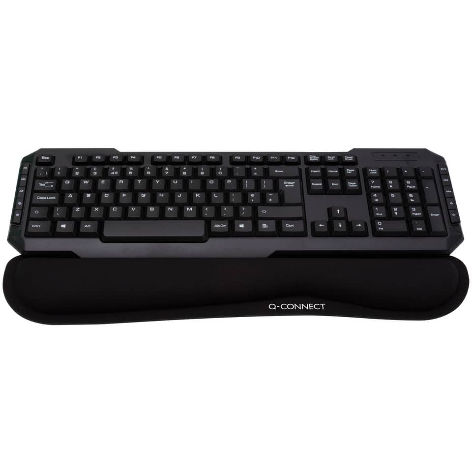Handgelenkauflage Ergo, schwarz Q-CONNECT KF03684