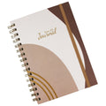 Spiralnotizbuch Happy Life, A5, 80g/m², 100 Blatt, liniert, braun DONAU 1348104-02