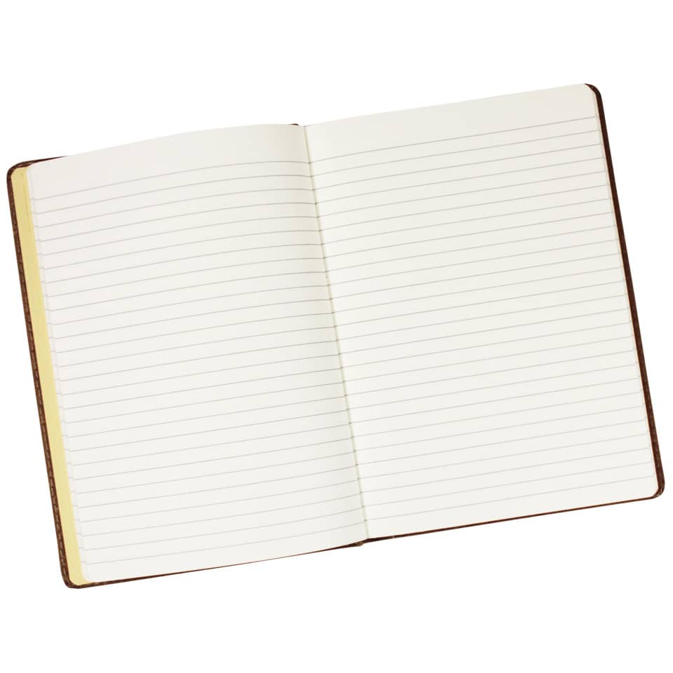 Notizbuch, A5, Recyceltes Leder, braun DONAU 1350105-02