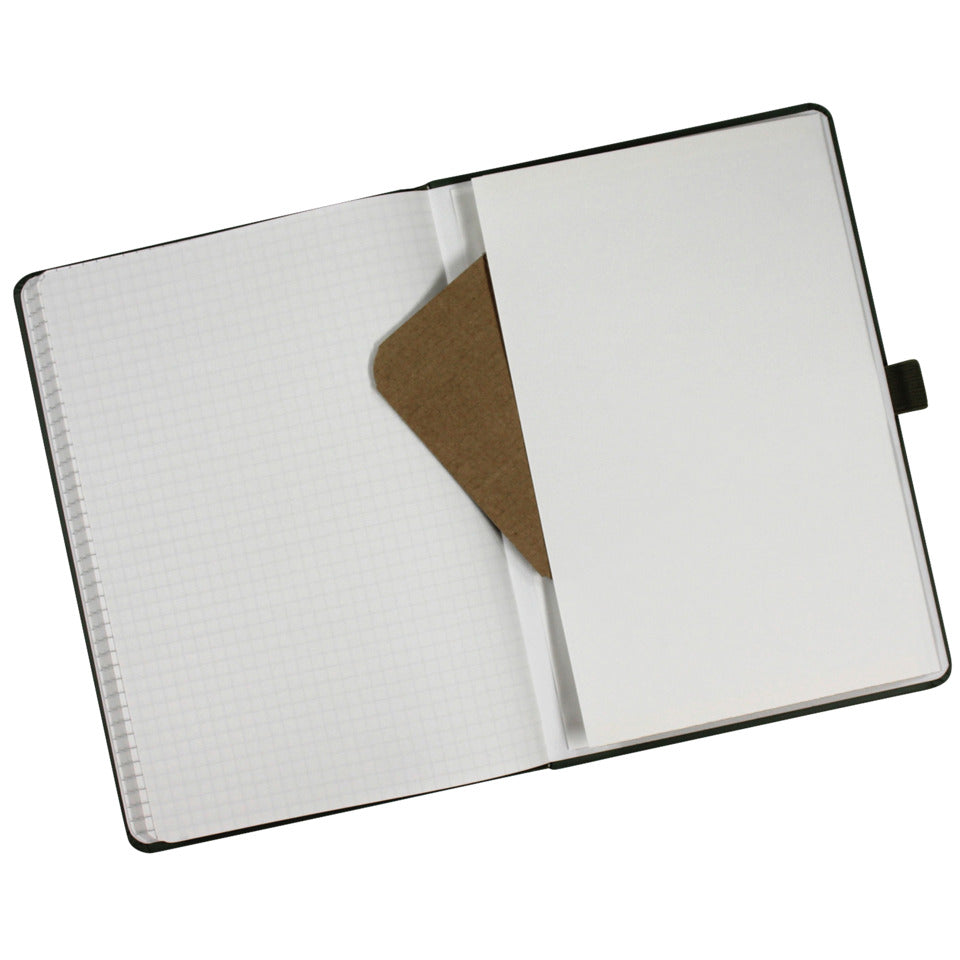 Notizbuch Outdoor, A5, 120g/m², olive DONAU 1350106-06
