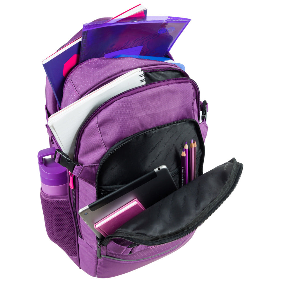 Schulrucksack Uni, 43x30x22cm, 30L, plum WALKER FAME 2.0 42041-053 WALKER FAME 2.0 42041-053 30L