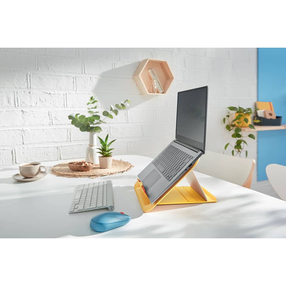 Notebookständer Ergo Cosy, 13" bis 17", höhenverstellbar, gelb LEITZ 6426-00-19 LEITZ 6426-00-19 Ergo