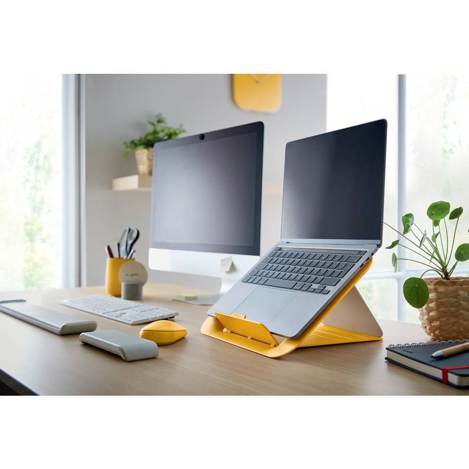 Notebookständer Ergo Cosy, 13" bis 17", höhenverstellbar, gelb LEITZ 6426-00-19 LEITZ 6426-00-19 Ergo