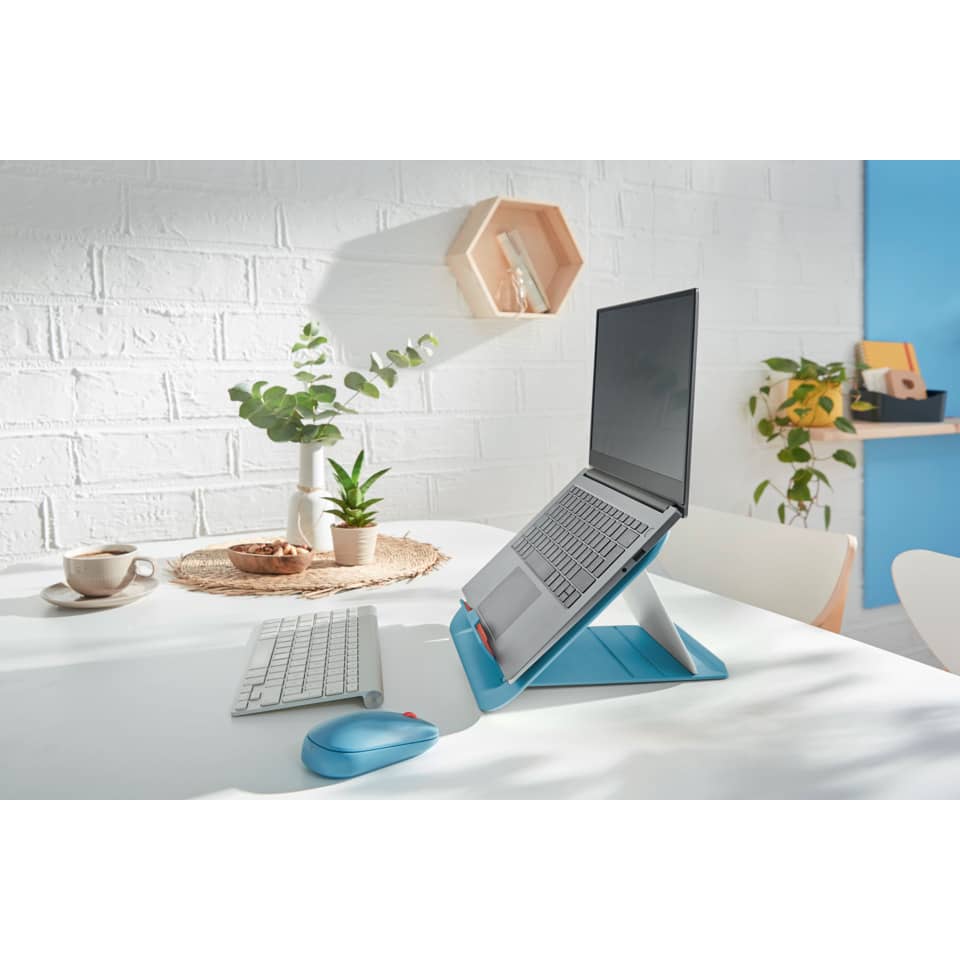 Notebookständer Ergo Cosy, 13" bis 17", höhenverstellbar, blau LEITZ 6426-00-61 LEITZ 6426-00-61 Ergo