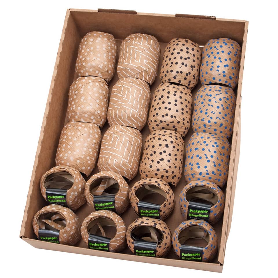 Eiknäuel Packpaper, 10mmx12m, sortiert GOLDINA Z384 1094 2012 Z384 1094 2012 natur