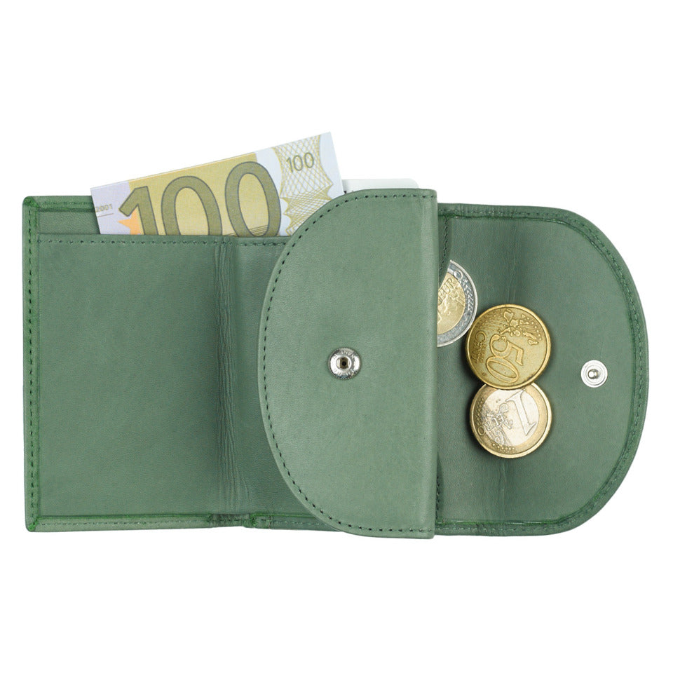 Minibörse Hibiskus, Leder, sortiert HJP 7116 HJP 7116 Leder