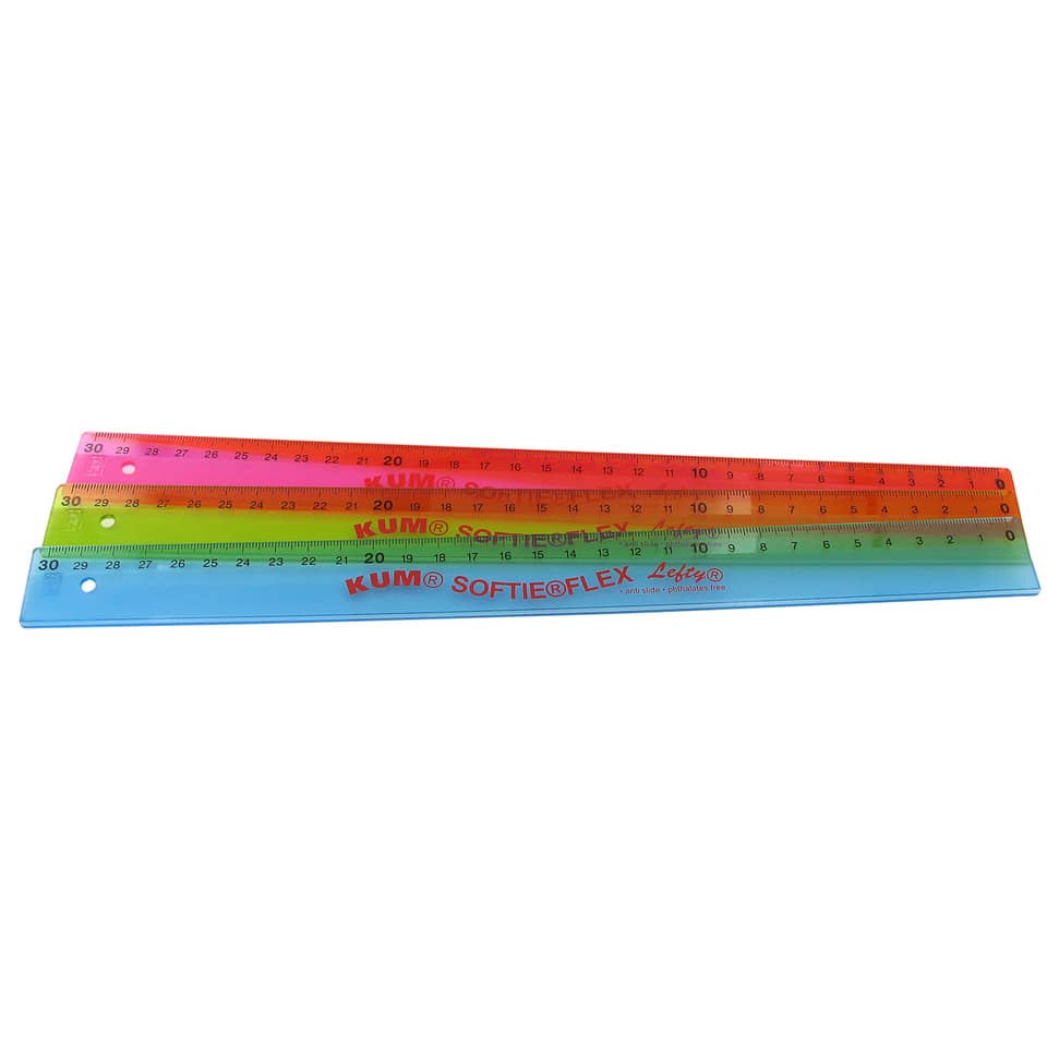 Plastiklineal Sotie Flex Lefty, 30 cm KUM 902.02.19 KUM 902.02.19 Lefty