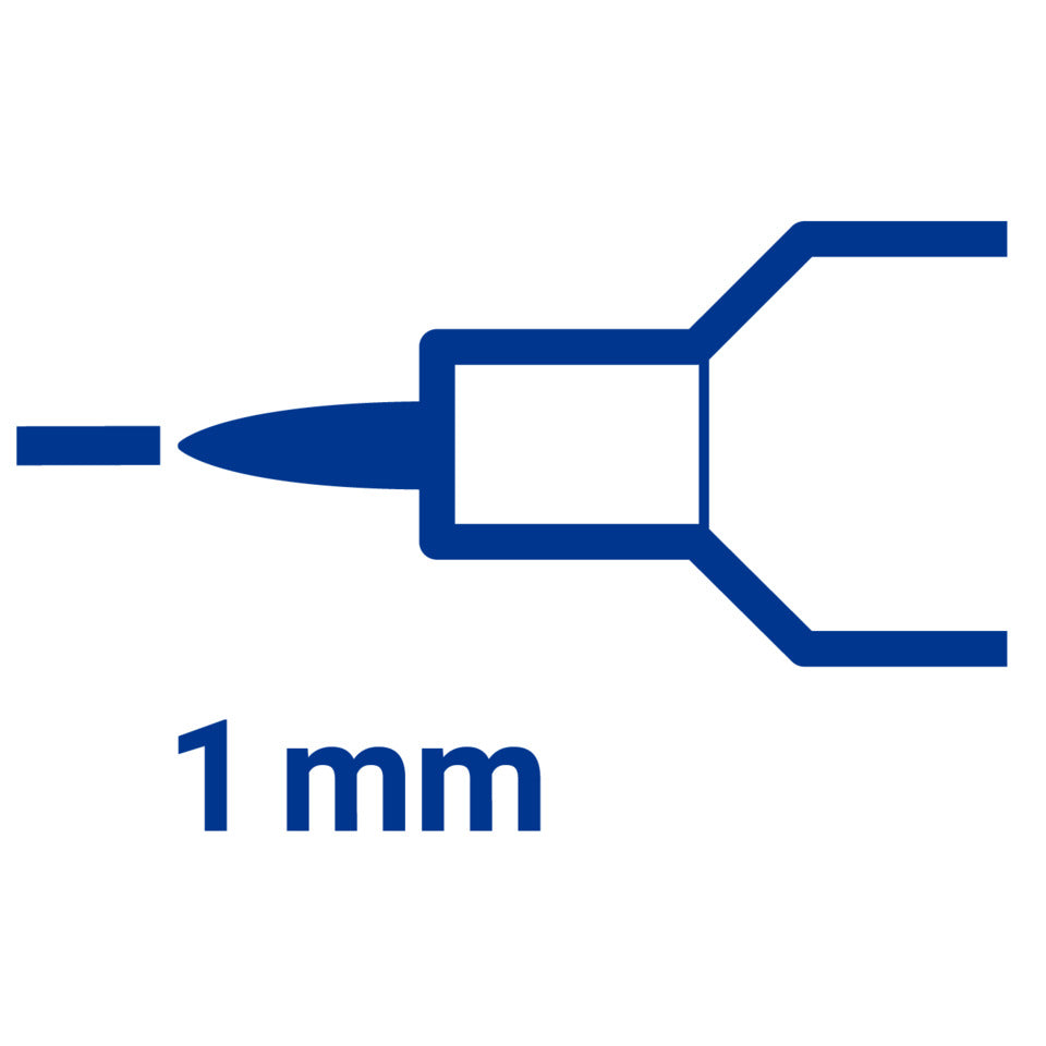 Permanentmarker 370, Rundspitze, nachfüllbar, 1mm, blau EDDING 370 3 EDDING 4-370003