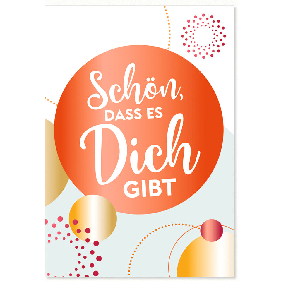 Allgemeine Glückwunschkarte KOMMA³ 08-020