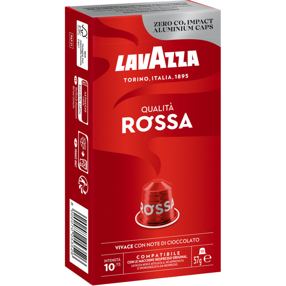 Kaffeekapseln Espresso Qualità Rossa - 10 x 57 g LAVAZZA 7004