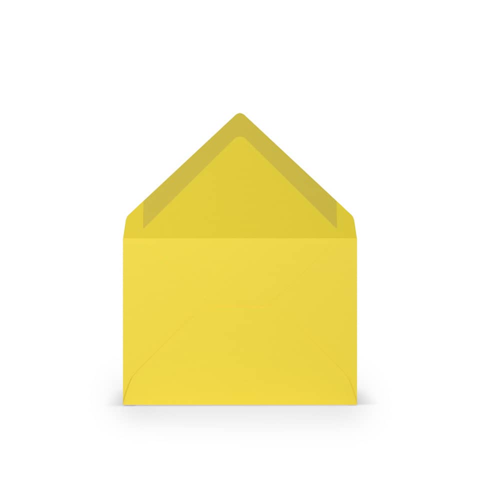 Briefumschlag Coloretti, C7, 80g/m², nassklebend, 5 Stück, goldgelb RÖSSLER 220707543 COLORETTI 220707543