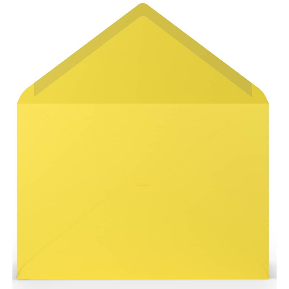 Briefumschlag Coloretti, C5, 80g/m², nassklebend, 5 Stück, goldgelb RÖSSLER 220711543 COLORETTI 220711543