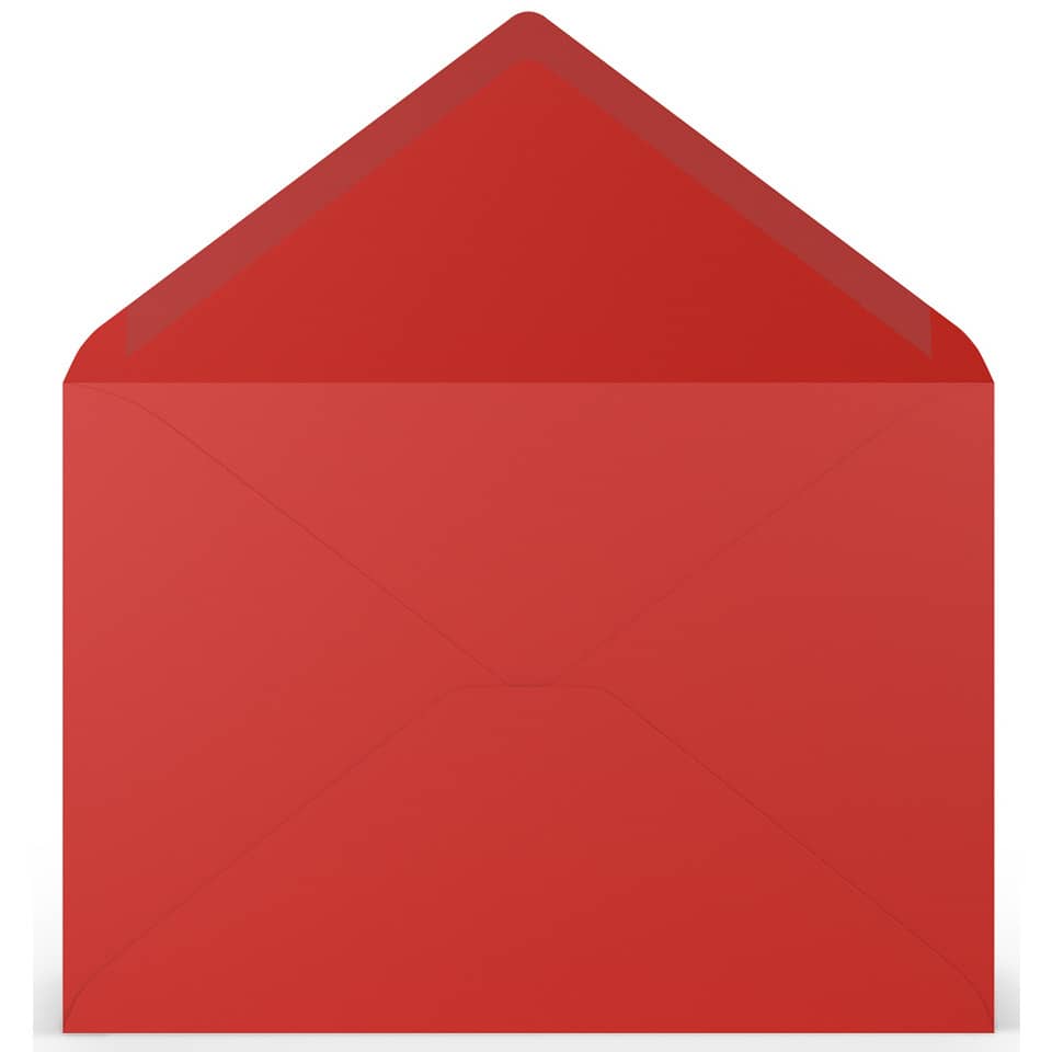Briefumschlag Coloretti, C5, 80g/m², nassklebend, 5 Stück, klatschmohn RÖSSLER 220711526 COLORETTI 220711526