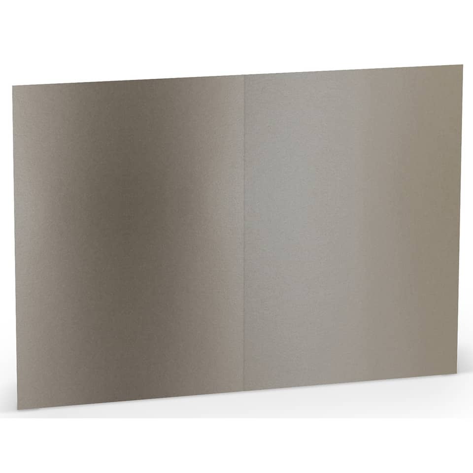 Briefkarte Paperado, B6hd, 250g/m², taupe metallic RÖSSLER 164072411 RÖSSLER 164072411  240x169mm